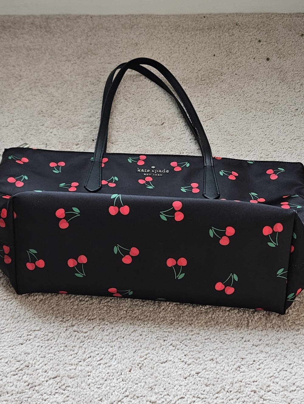 Kate Spade Mel Packable Nylon Tote Cherry - Picture 4 of 13